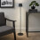 Litecraft Elowen Rechargeable Floor Lamp - Black 2