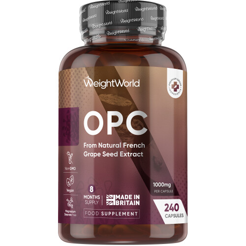 WeightWorld Grape Seed Extract Capsules 240 Capsules