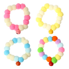 4St Katt Halsband Elastisk Plush Boll För Kostym
