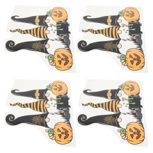 4Pcs Halloween- Tvätträta Transferförklädnader För T-Tröjor