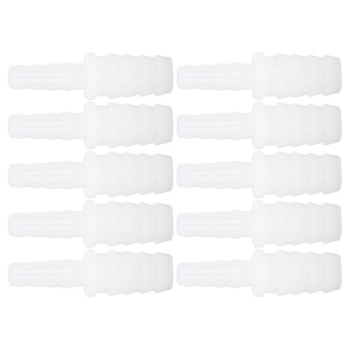 10Pcs Schlauch Fitting PE Rohr Stecker Barb 1