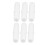 10Pcs Kunststoff Schlauch Barb Fitting Gerade 7