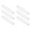 10Pcs Kunststoff Schlauch Barb Fitting Gerade 6