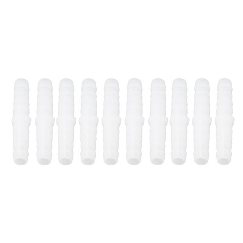 10Pcs Kunststoff Schlauch Barb Fitting Gerade 2