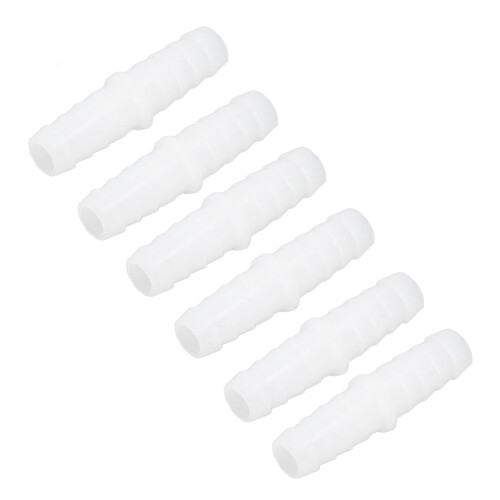 10Pcs Kunststoff Schlauch Barb Fitting Gerade 2