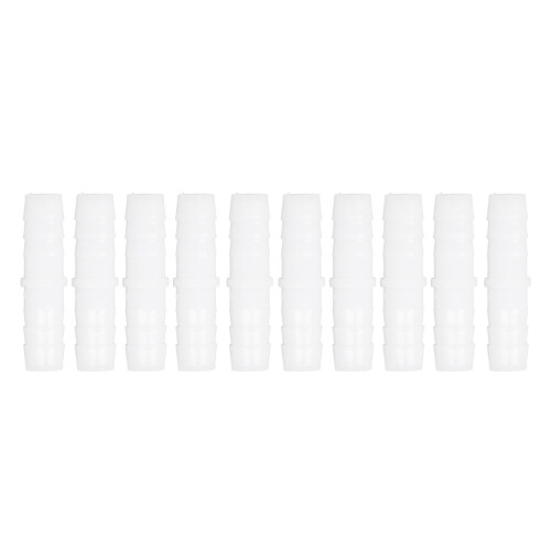 10Pcs Kunststoff Schlauch Barb Fitting Gerade 2