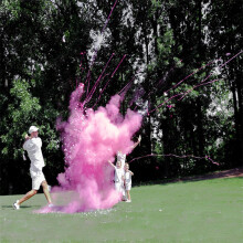 Gender Reveal Golf Balls Set, Blue & Pink Exploding Golf Ball, 4cm