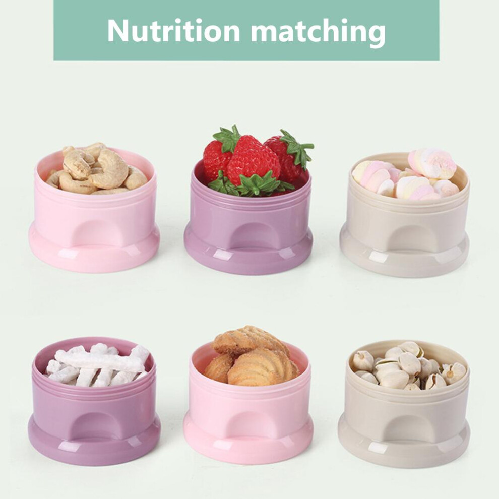 4 Layer Baby Milk Powder Dispenser Portable Travel Feeding StorageContainer