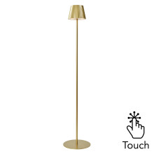 Litecraft Elowen Rechargeable Floor Lamp - Gold
