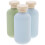 1 set navulbare reisbottels 200 ml shampoo, conditioner, lotion 10