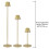 Litecraft Elowen Rechargeable Floor Lamp - Gold 10