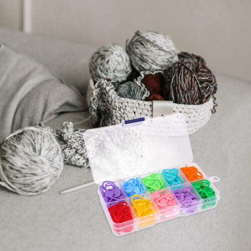 150Pcs Plast Stygnmarkörer Mångfunktionella Virkklämmor 2