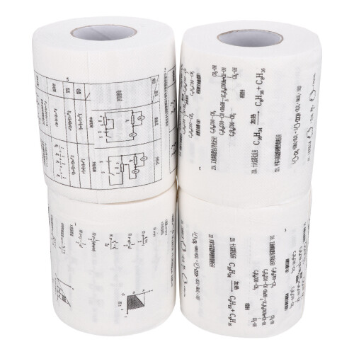 4 Kemi Formel Tryckt Tissue Toalettpapper