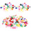 2000Pcs 8Mm Färgglada Plushbollar För Barn Elastiska Diy Tillbehör 4