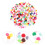 2000Pcs 8Mm Färgglada Plushbollar För Barn Elastiska Diy Tillbehör 6