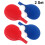 2 Set Barn Pong Rackets Bollar För Nybörjare ( , Blå) 9