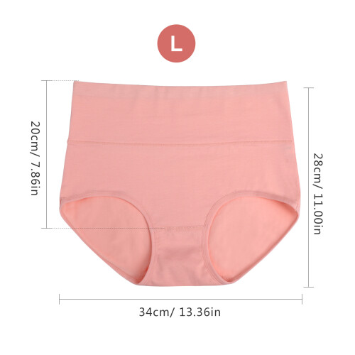4 Stycken Damtrosor High Waist Elastiska Storlek L 1