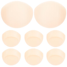 8Pcs Lightweight Bra Pads Inserts Breathable Sponge for Sport and Swim