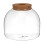 Glass Terrariumburk Med Träpropp För Vattenodlingsväxter 5