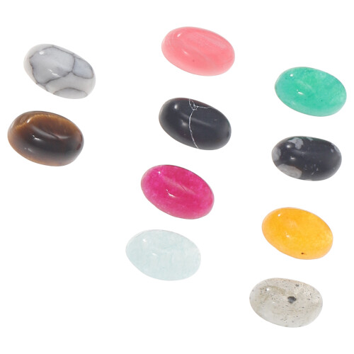 10Pcs Cabochoner Av Stenar Cabochoner Diy-Smycken Material 2