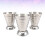 3Pcs 75 Ml Universal Jigger Mugg Silver 11