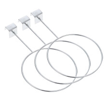 3Pcs Monterad Basketbollshållare Järnkulor Förvaringsstativ