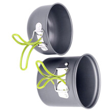 1Set Camping Kookgerei Grijs Vouwbare Pan Duurzaam Outdoor Set