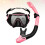 Simglasögon Dykglasögon Bälte Andningsrör Snorkling (Rosa) 10