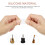 40St Silikon Fingerskydd För Gitarr Ukulele Elguitar (Storlek ) 8