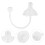 3St Silicone Barnflaska Nippel Med Vägd Sugerör 4