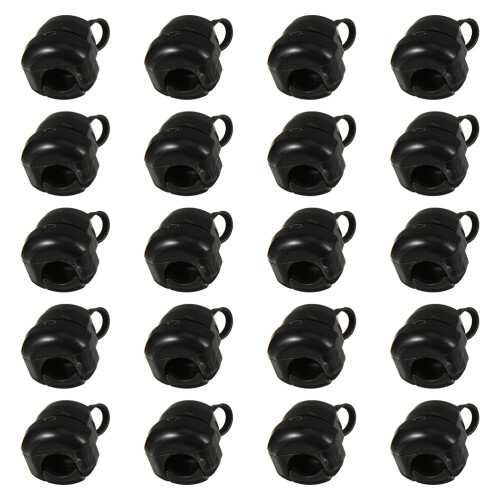 25 Pcs Praktisk Kabelfäste Hållbara Spänne För Elkabel 2