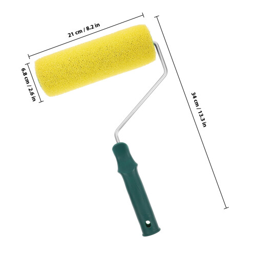strukturierte farbrolle für decken, ölfarbenrolle mit textur-effekten 1