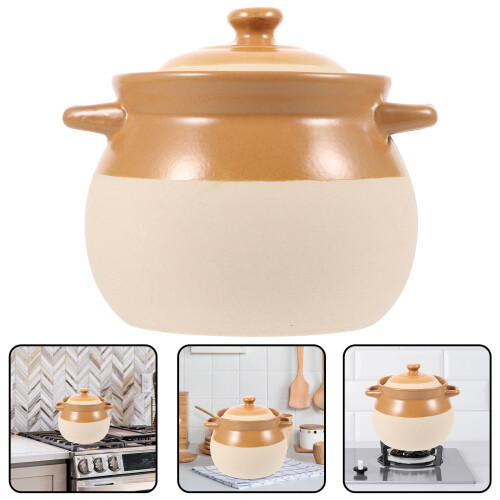 Ceramisk Suppdegel Vintage Med Handtag 2