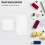 4St Quiltingmallar: Rektangulära Akryllinjaler För Patchwork 6