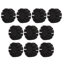 Black 10pcs Round Arrow Racks with PE Separators for Outdoor Archery Equipment