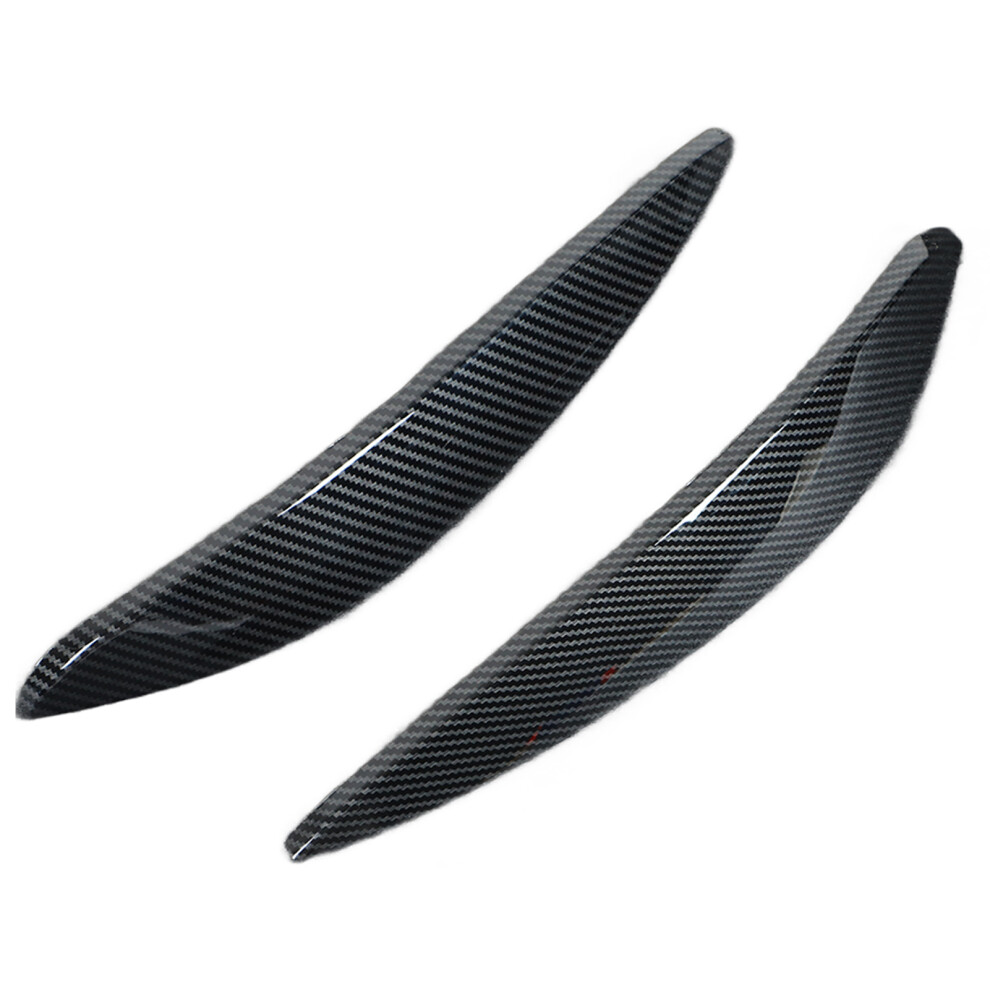 Smart 453 Fortwo Forfour Headlight Eyebrow Cover 2Pcs Abs 9401356729248
