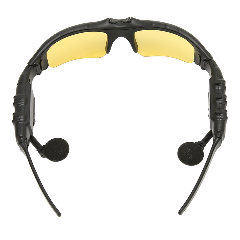 Wireless Bluetooth Sunglasses 5.0, Hd Polarized Lenses, 10M Range Yellow 8721356729071