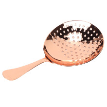 Edelstahl Julep-Sieb – 155 mm gelochtes Skimmer für Cocktails
