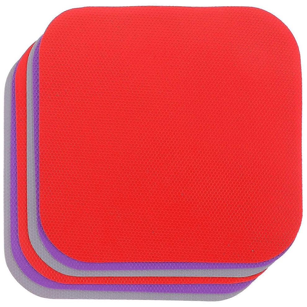 Kikidex (As Show, One Size) 6Pcs Jar Gripper Pads Rubber Jar Opener Grippers Jar Opener Gripper Mat Kitchen Coaster