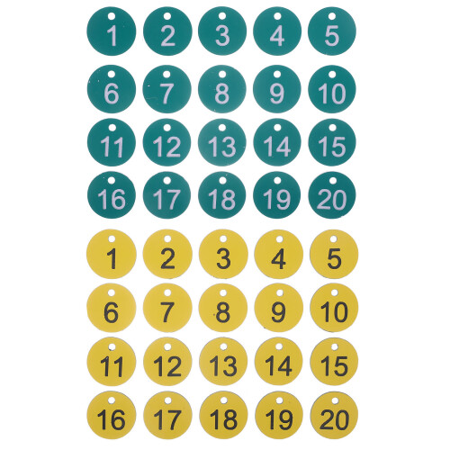 20Pcs Numrerade Markeringslappar För Biodlingar 2