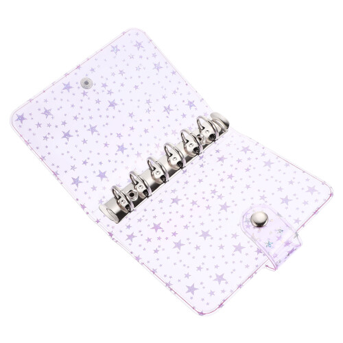 Loose-Leaf Notebook Cover Office Notepad PVC Case Personal Scrapbook 2