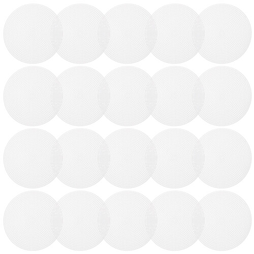 20Pcs Korsstygn Plastnätplatta 3D 14,7 Cm