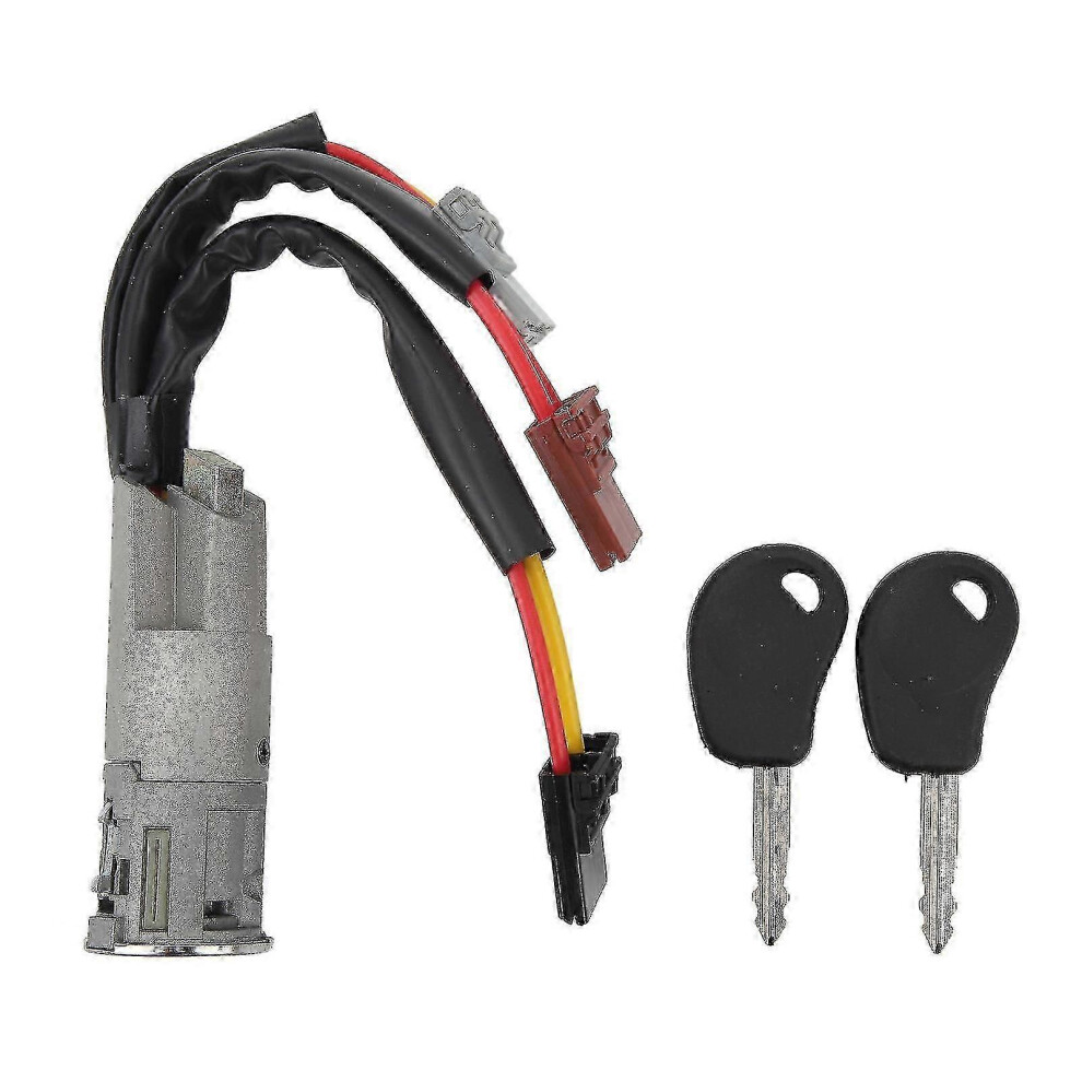 Kikidex (As Show, One Size) Citroen Ignition Barrel Lock 252521 With Keys - Replacement For Ax, Berlingo, Evasion, Jumpy, Saxo, Xantia, Xsara