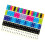 5Pcs Kalimba Tummpiano Inlärningssticker 5