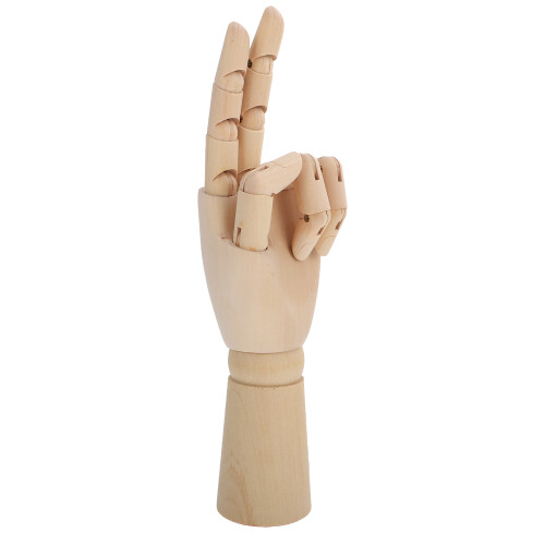 Handmodell Med Flexibla Fingrar För Skissritning