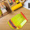 2St Solskyddshatt Halslapp Reflexlist (Lemon Green) 4