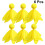 6St Professionella Fotbolls Straffflaggor (Gul) 5
