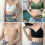 6St Damkorgar Bras V-Hals Sömlösa Bralettes Bandeau Sovkorgar 9