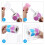 Adjustable Sticker Dispenser Clear Acrylic Label Holder Organizer 7