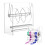 Adjustable Sticker Dispenser Clear Acrylic Label Holder Organizer 10